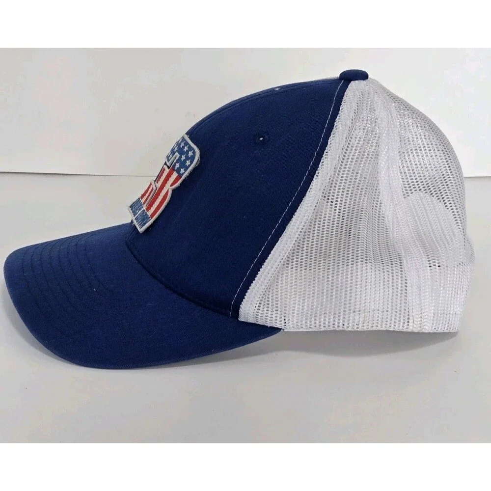 3 Doors Down Trucker Hat Snapback Cap Blue Mesh USA Patch Band Merch